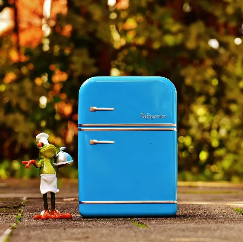 open SubZero refrigerator drawer