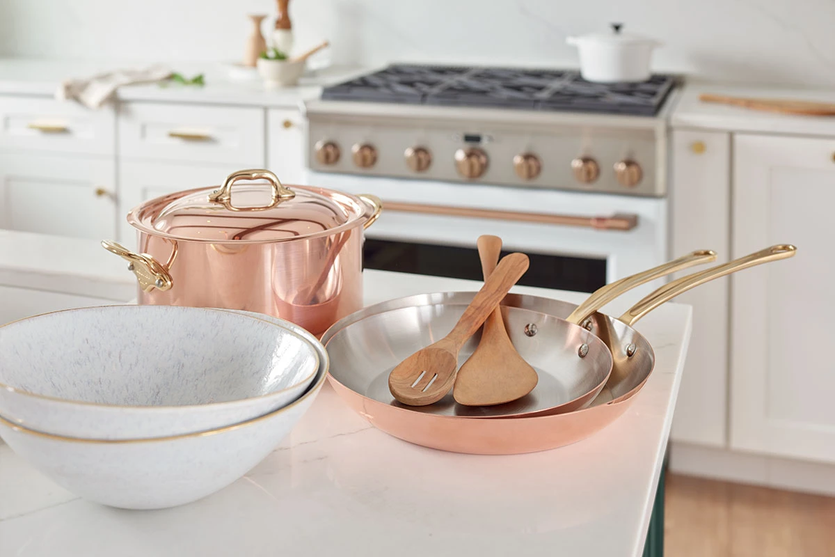 Amp Up a Kitchen with Gleaming Metals from Café