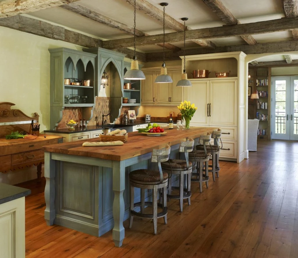 Rustic French Villa by Barnes Vanze Architects