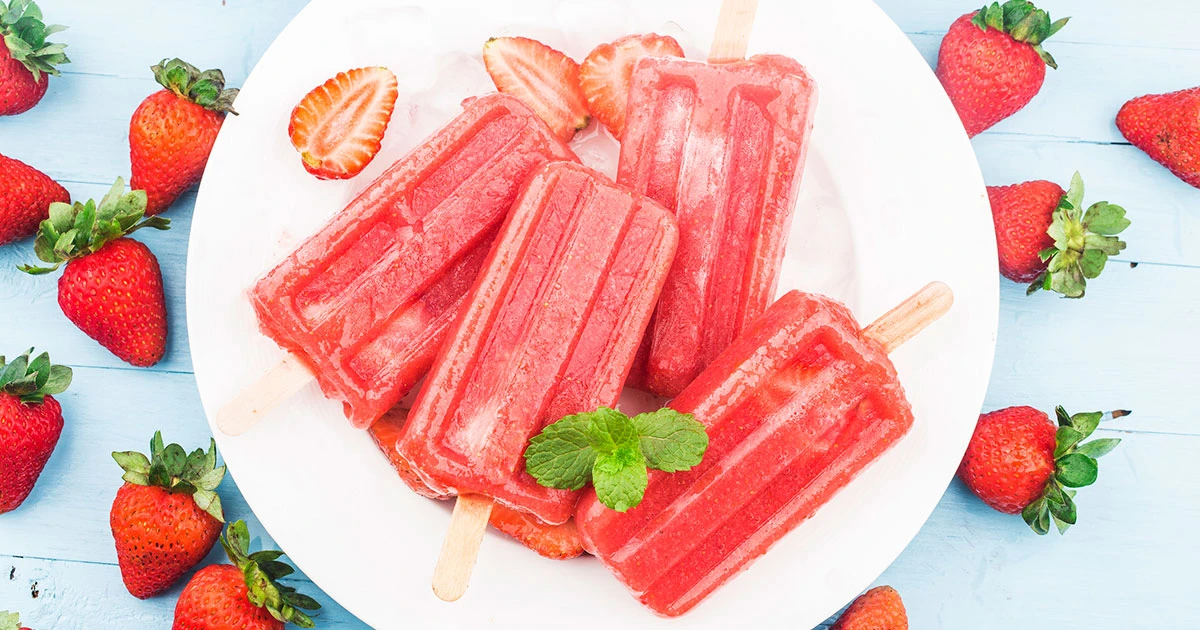 Strawberry Margarita Pops