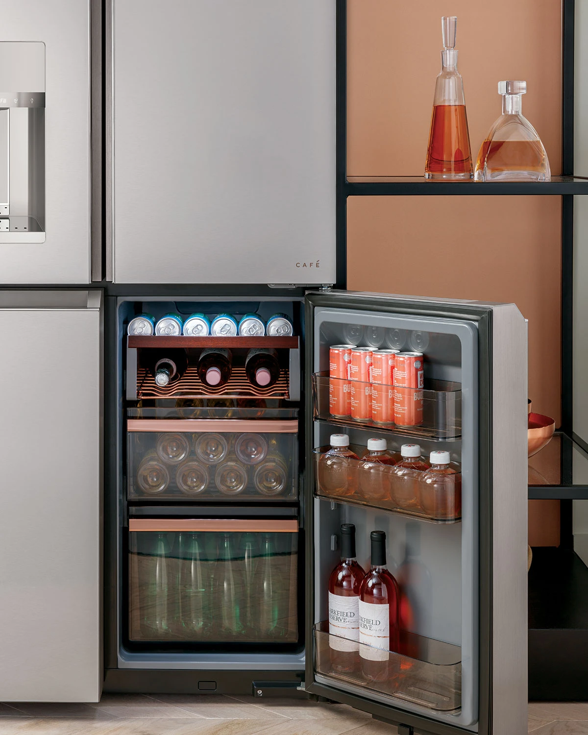 Cafe Quad Door refrigerator