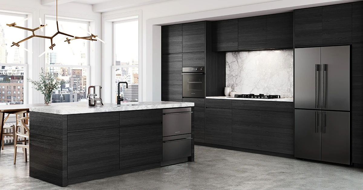 Fisher&Paykel_Compact_dark Fisher & Paykel kitchen
