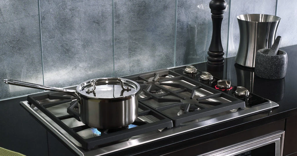 Wolf gas cooktop