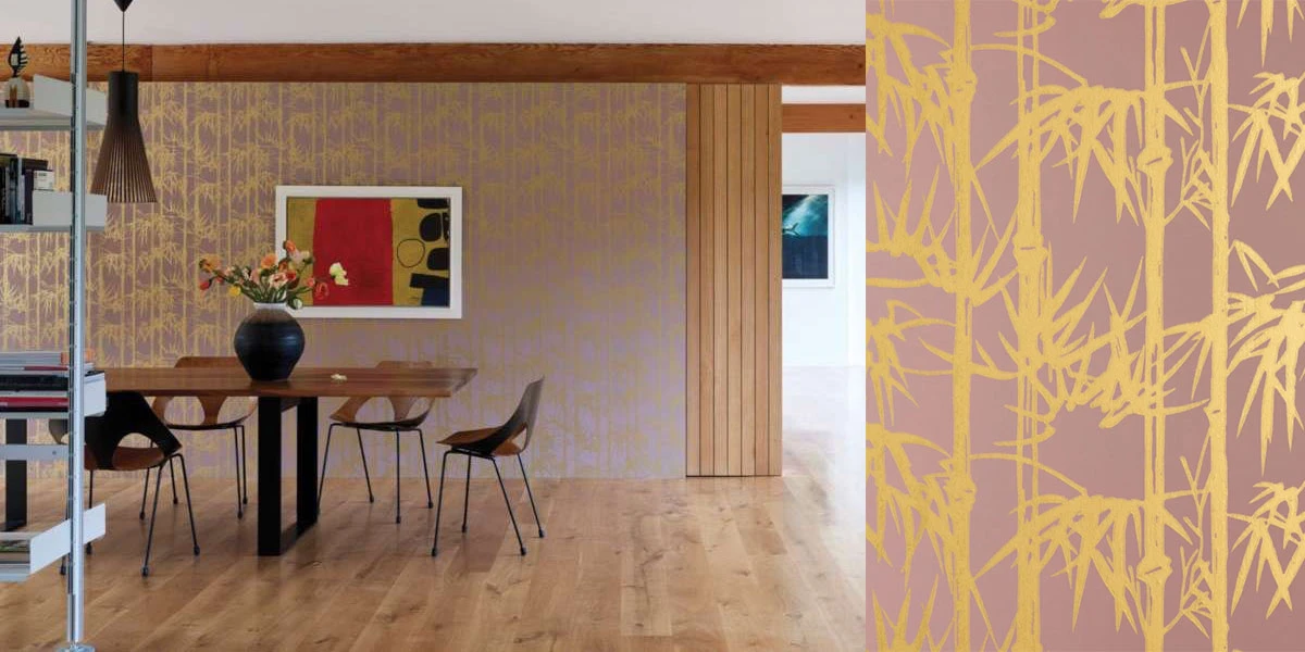 Bamboo wallpaper by Farrow & Ball